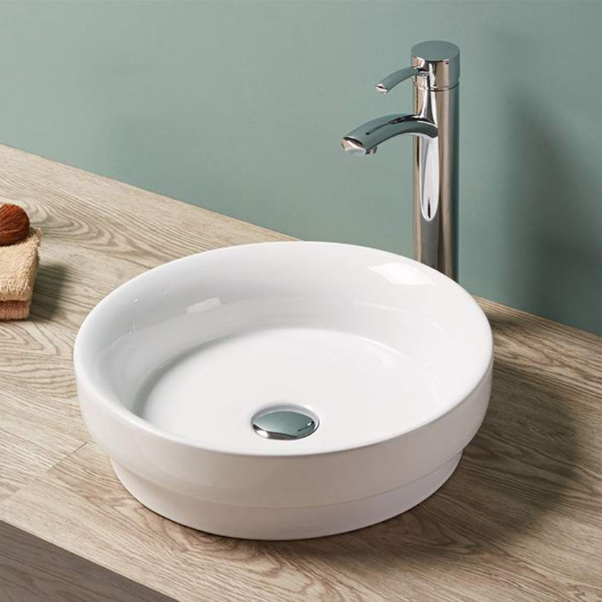Olley Insert Art Basins 405*405*114 Gloss white