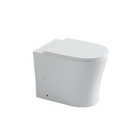 ORTA Tornado Rimless  Wall Faced High Floor Pan Matte White
