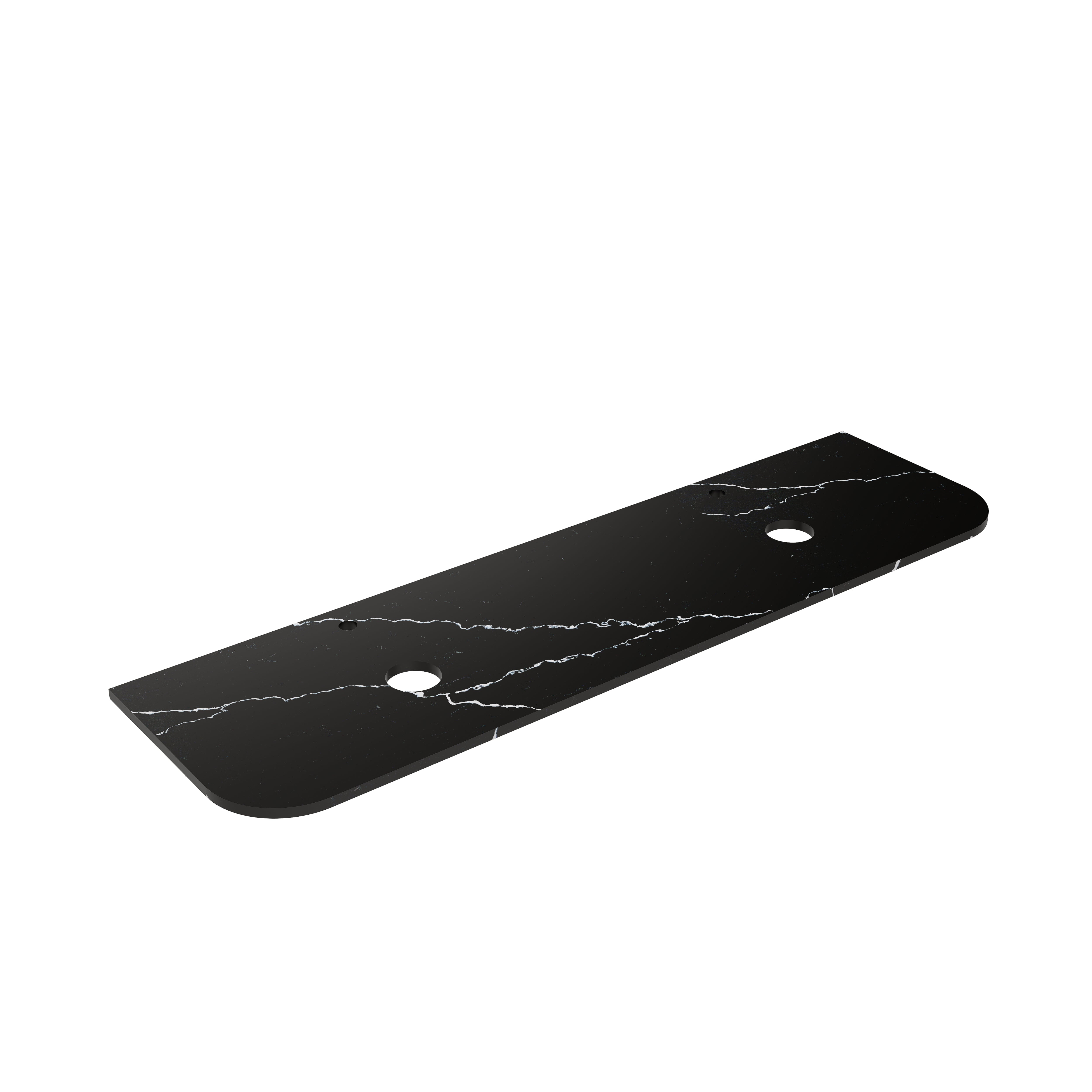 Calacatta Night Curve Zero Silica Engineer Stone Top