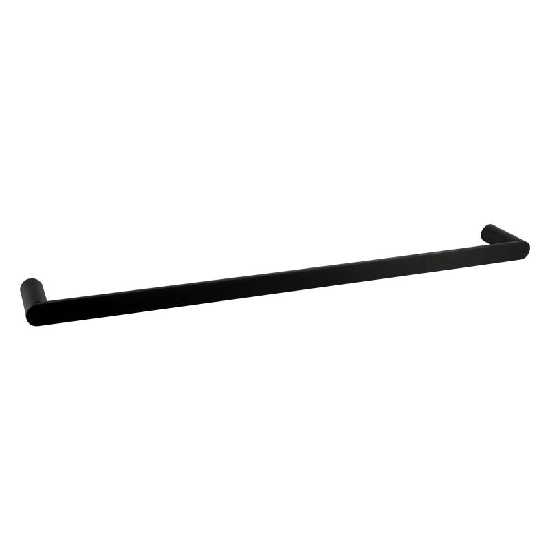 RUSHY - 800mm Black Single Towel Rail