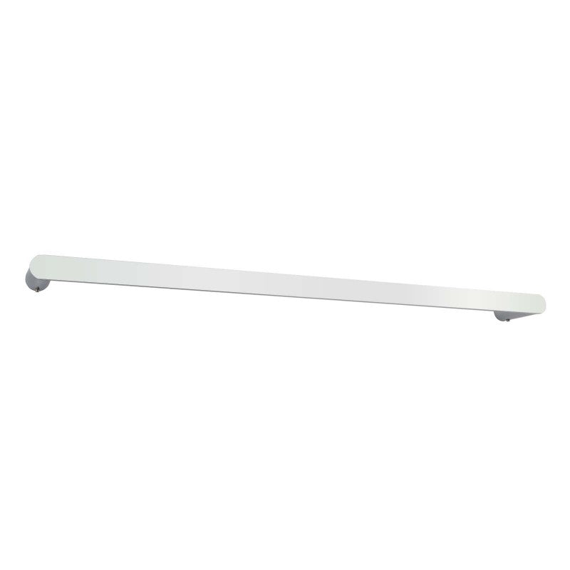 RUSHY - 800mm Chrome Single Towel Rail White