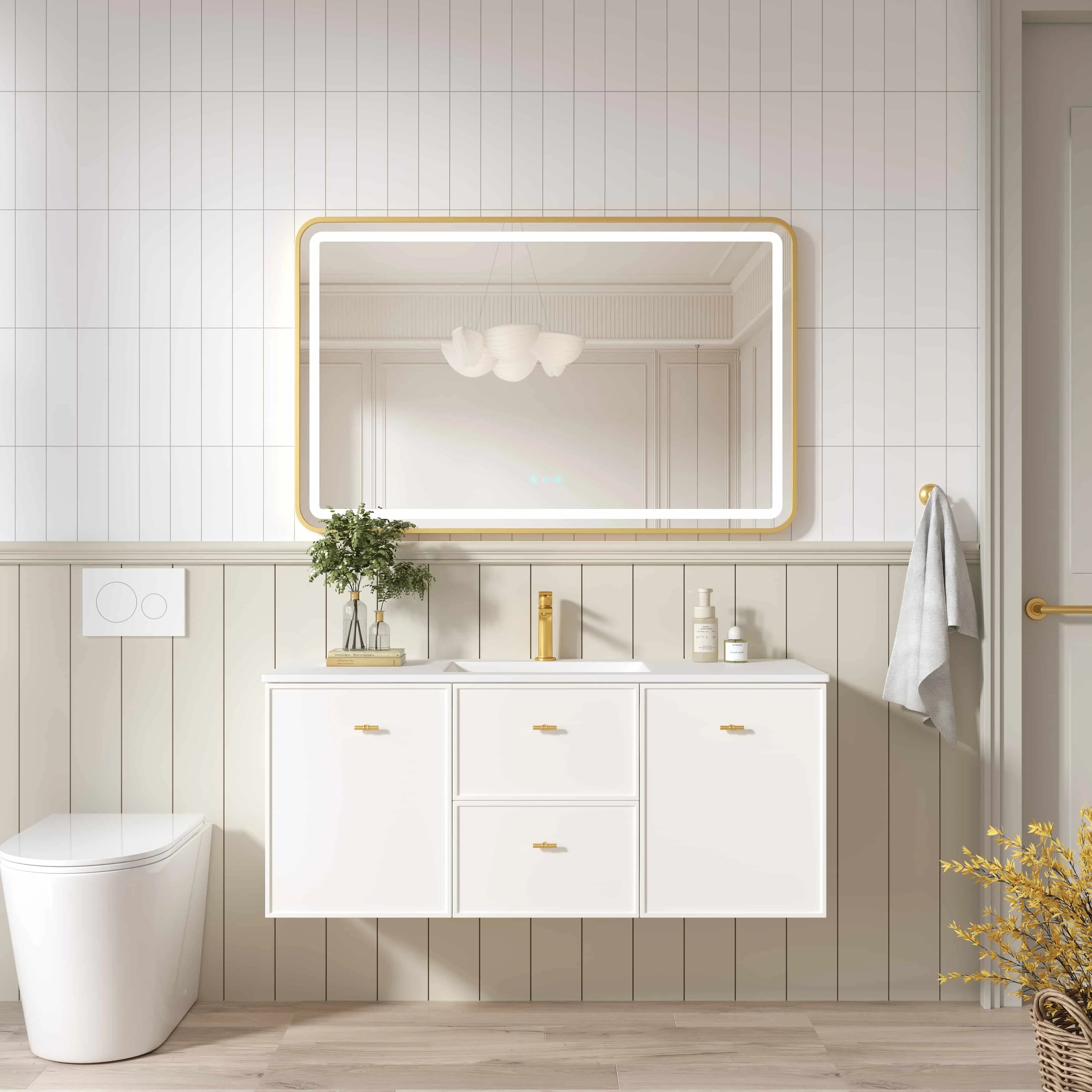Seattle Wallhung Vanity Matte White