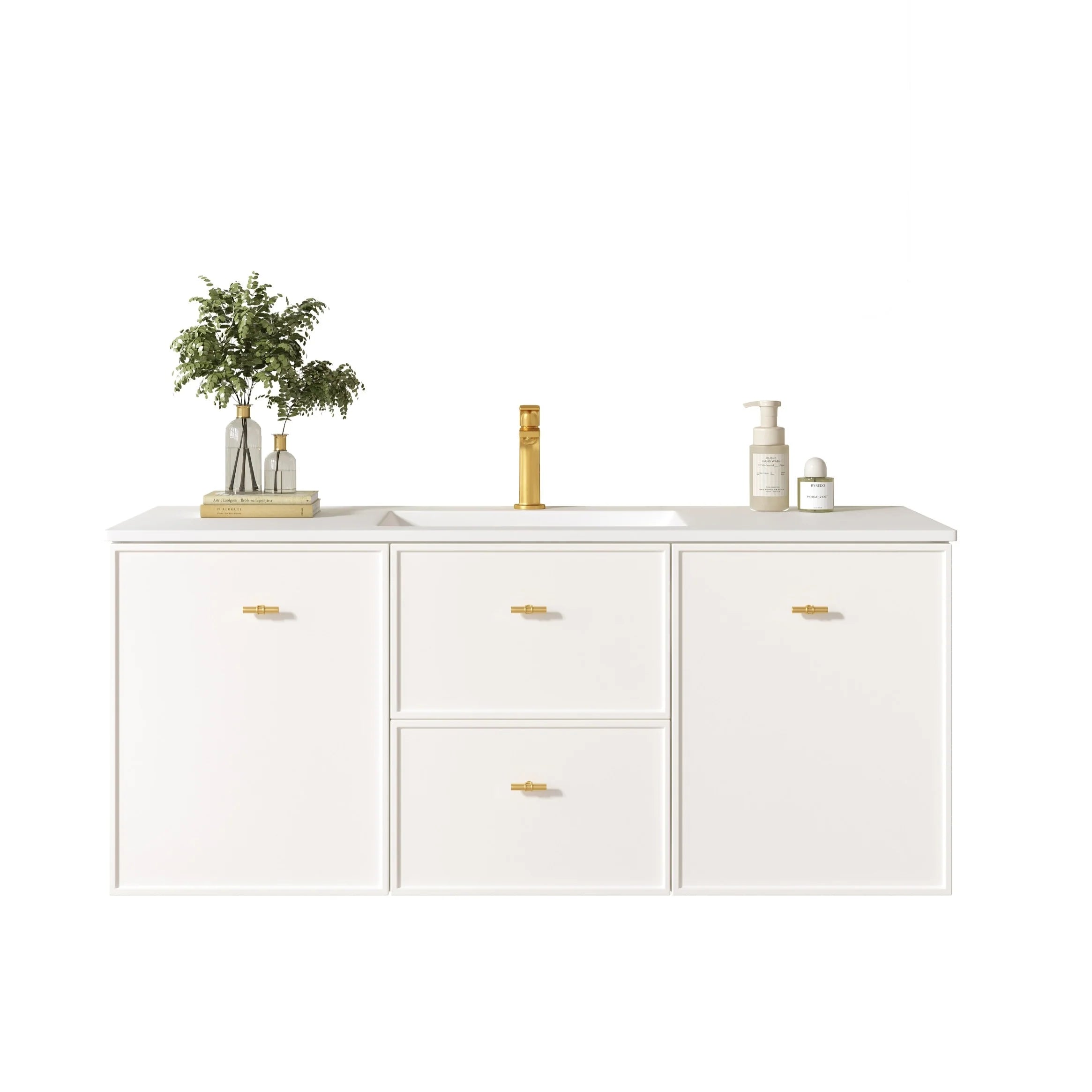 Seattle Wallhung Vanity Matte White