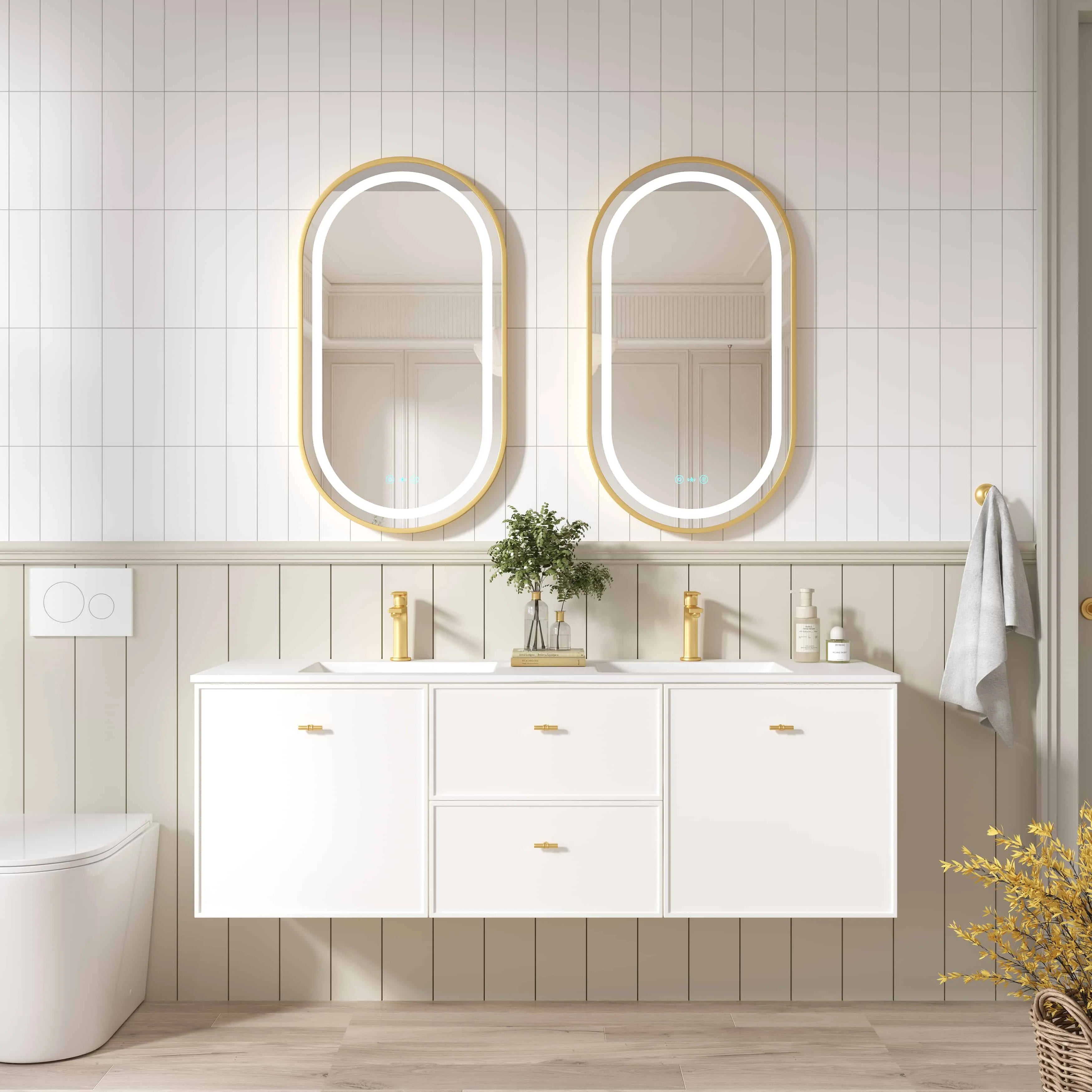 Seattle Wallhung Vanity Matte White