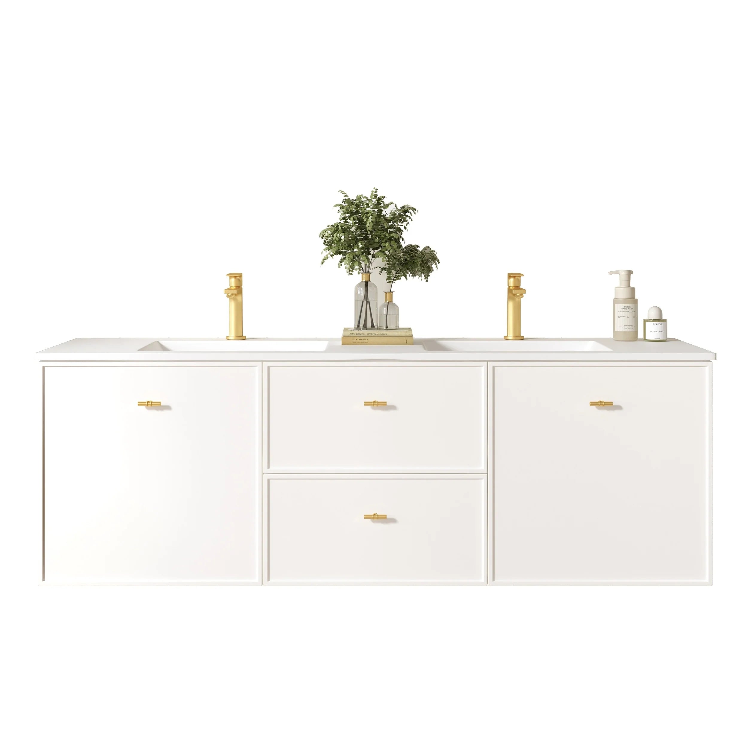 Seattle Wallhung Vanity Matte White