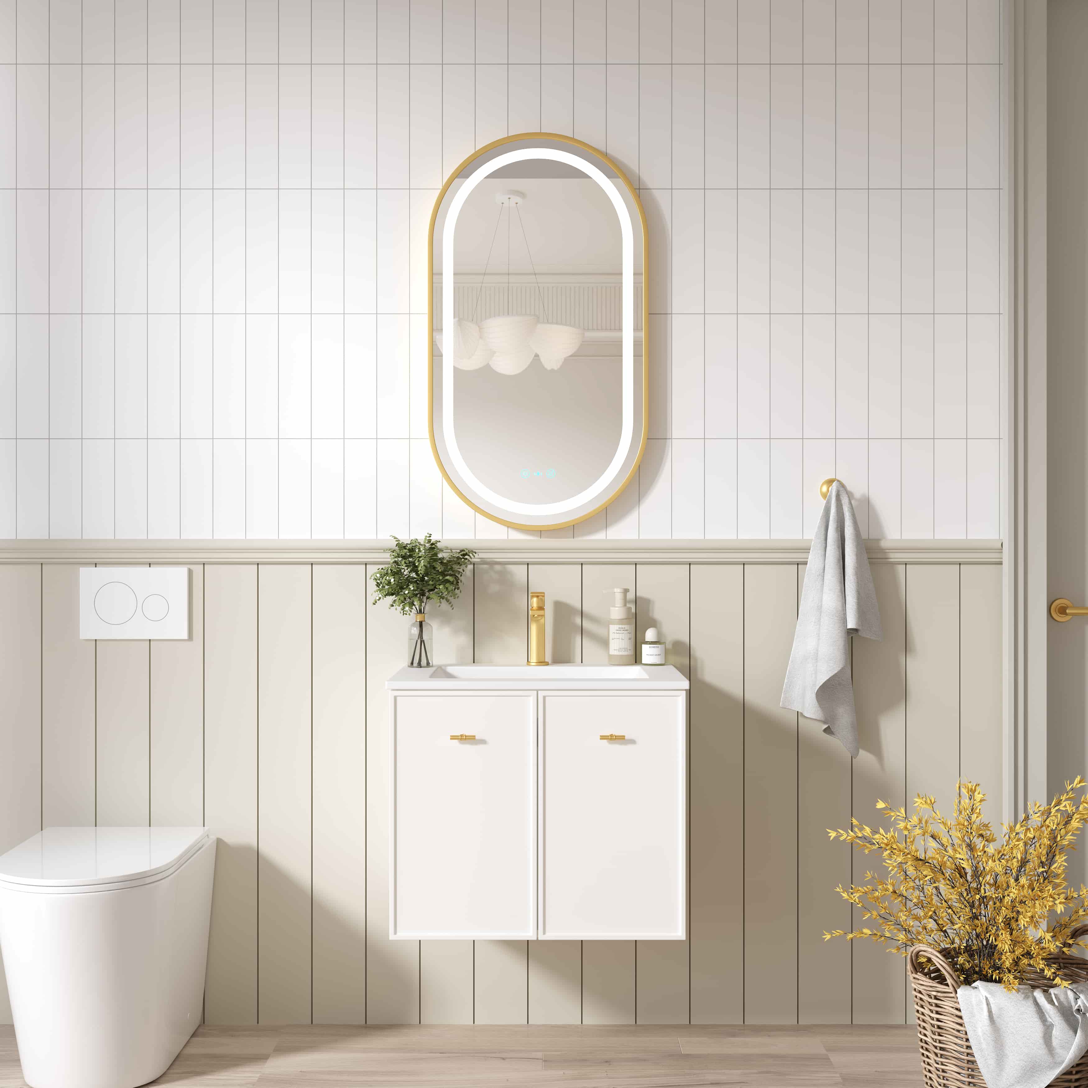 Seattle Wallhung Vanity Matte White