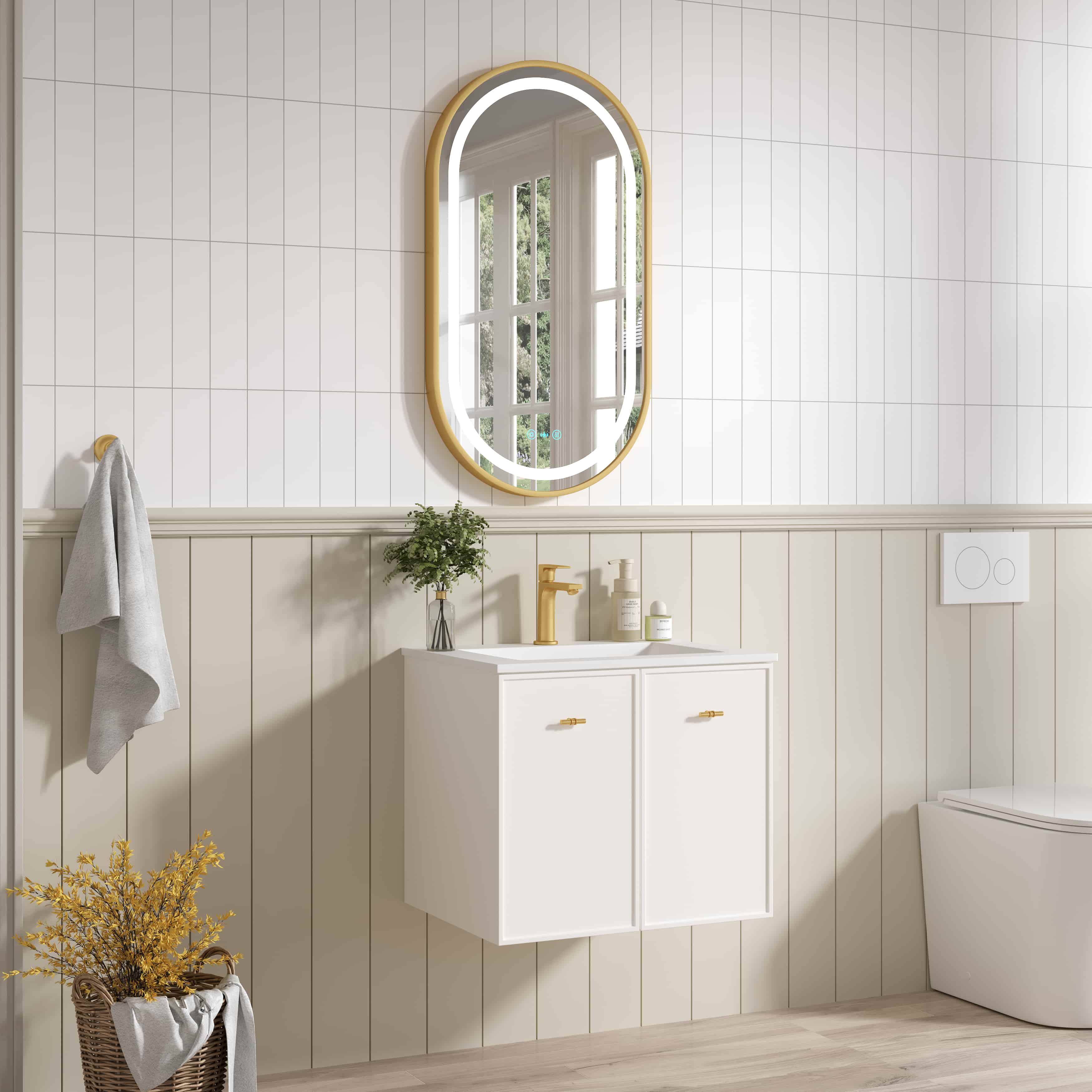 Seattle Wallhung Vanity Matte White