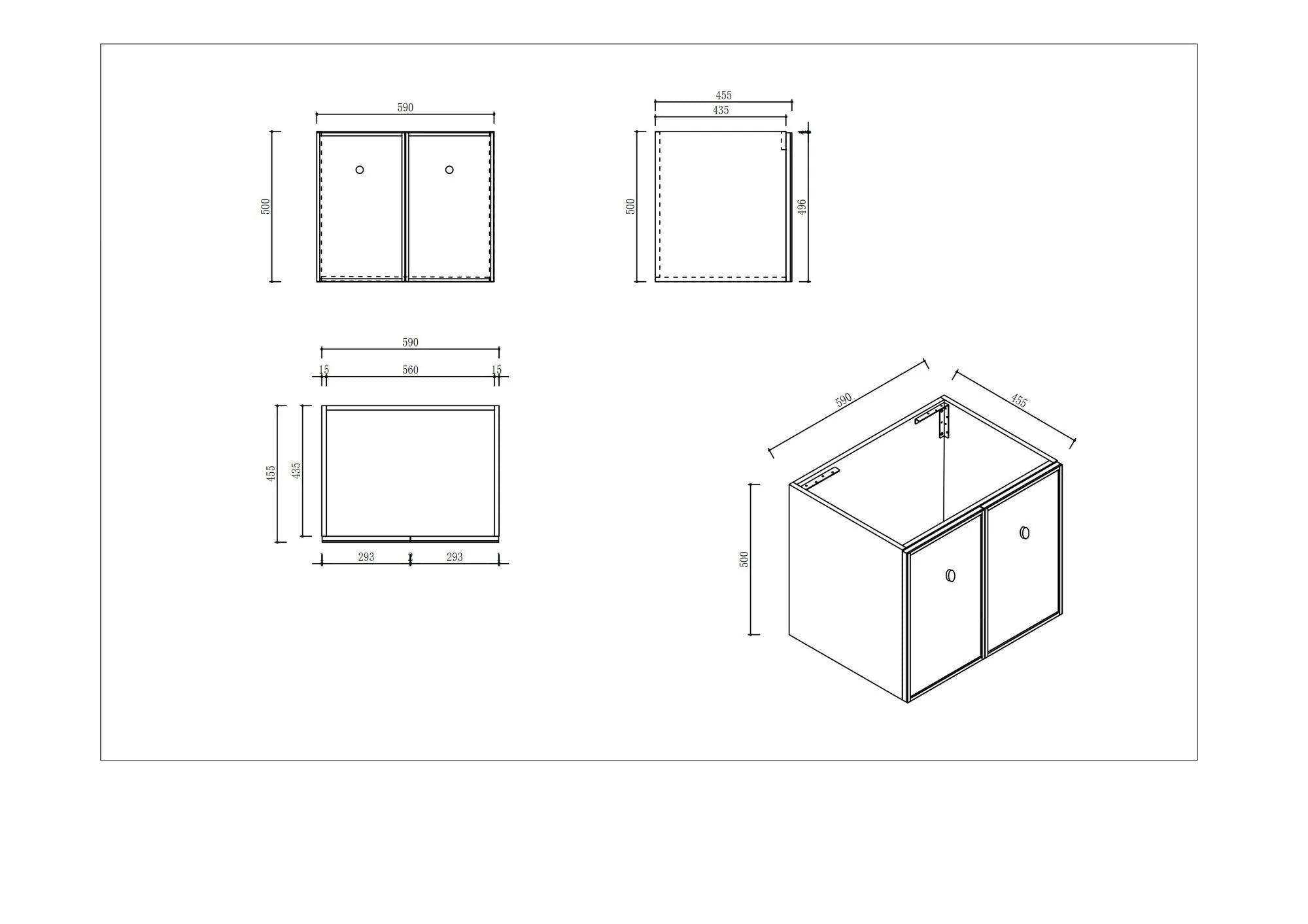 Seattle Wallhung Vanity Matte White