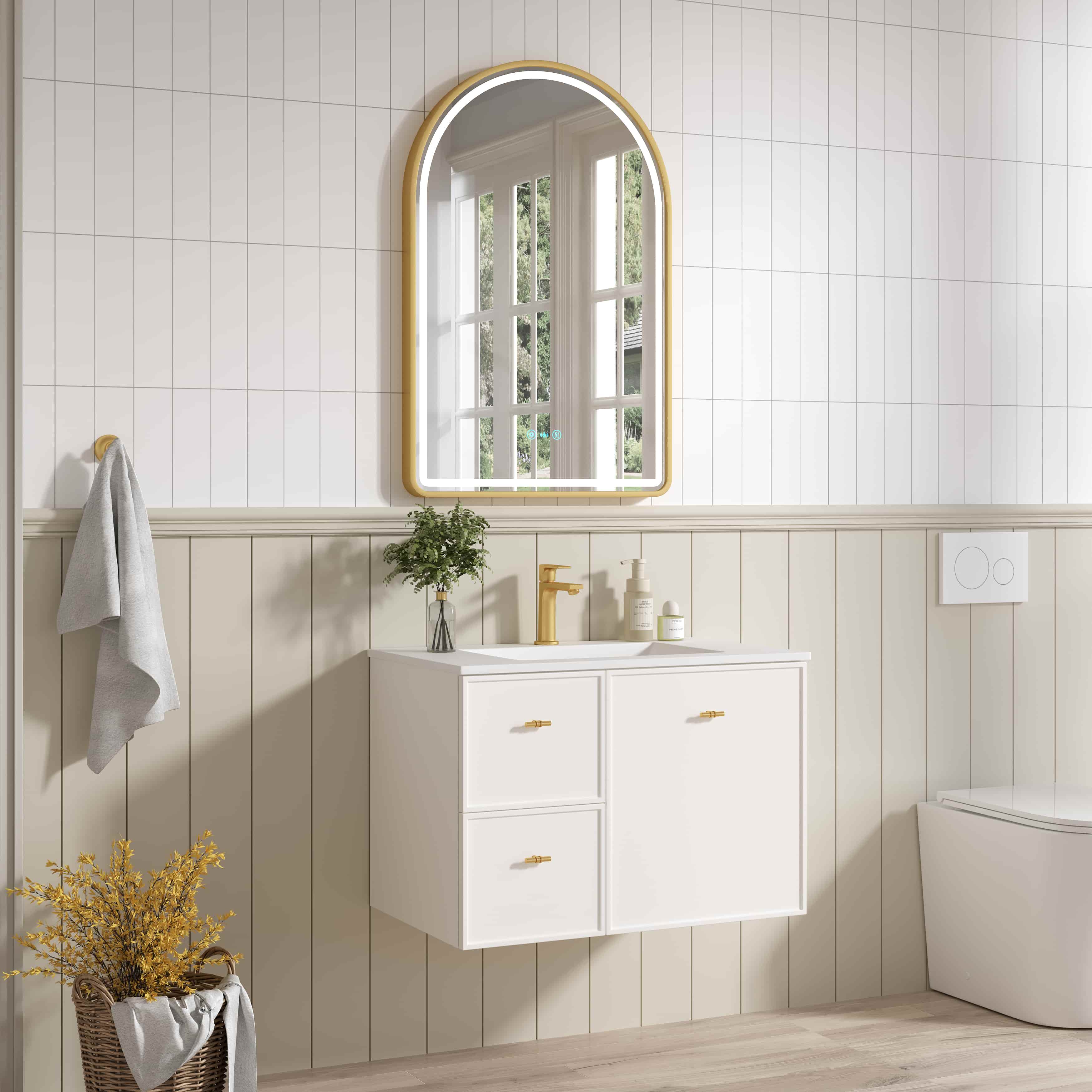 Seattle Wallhung Vanity Matte White
