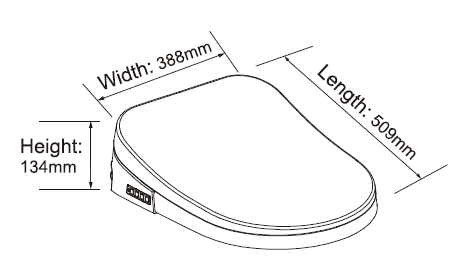 Stella Back To Wall Rimless Toilet Suite With Smart Seat