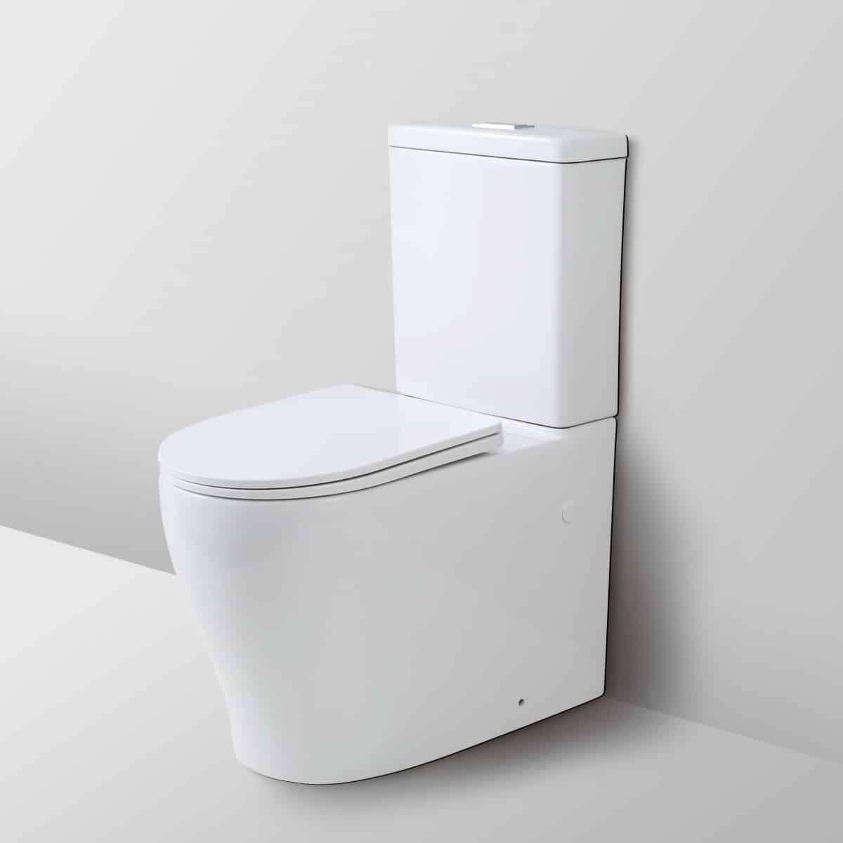 Zeus Back To Wall Rimless Tornado Toilet Suite