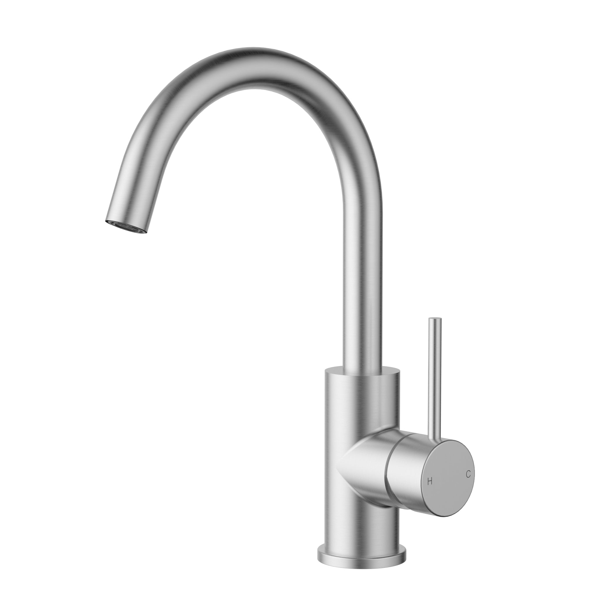 Otus Slimline SS304  Basin Mixer Gooseneck