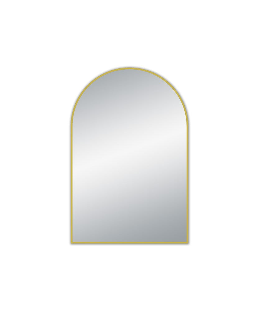 600*900*21.5mm Uni Framed Mirror(Brushed Gold Aluminium Frame)