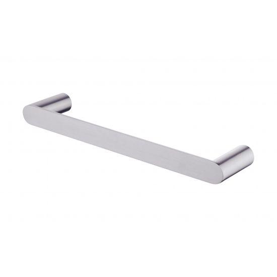 RUSHY Brushed Nickel Towel Ring 300mm - Living and Bathroom