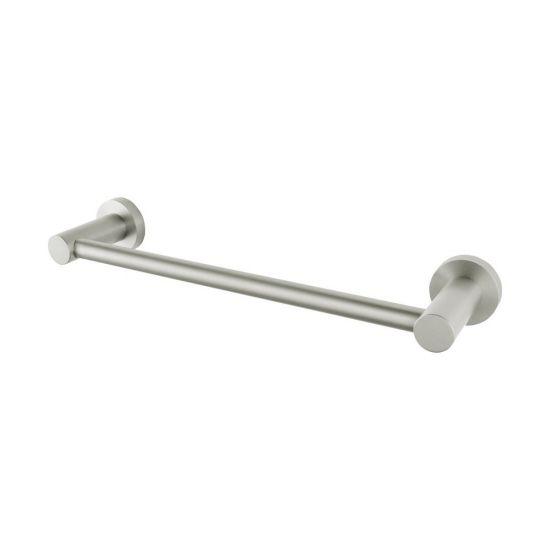 LUCID PIN Series Brushed Nickel Towel Rail 300mm - Living and Bathroom