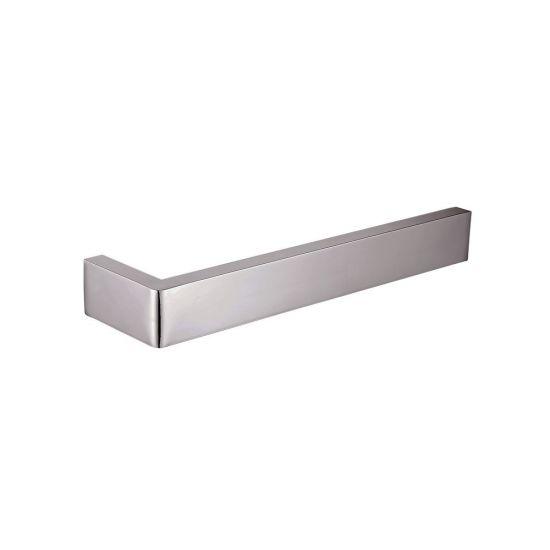 IVANO Series Brushed Nickel Square Towel Ring - Living and Bathroom