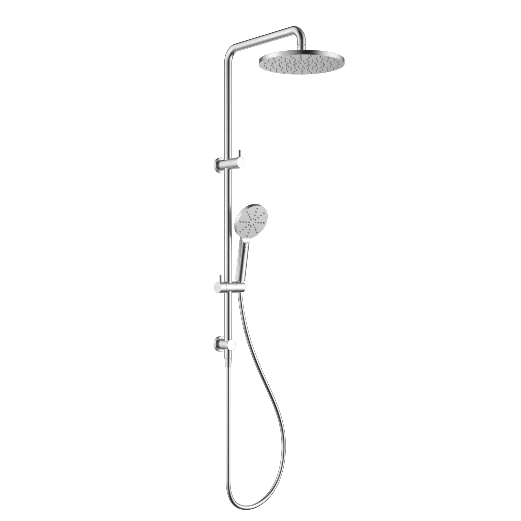 Otus Round Multi Function Shower Set Stainless Steel