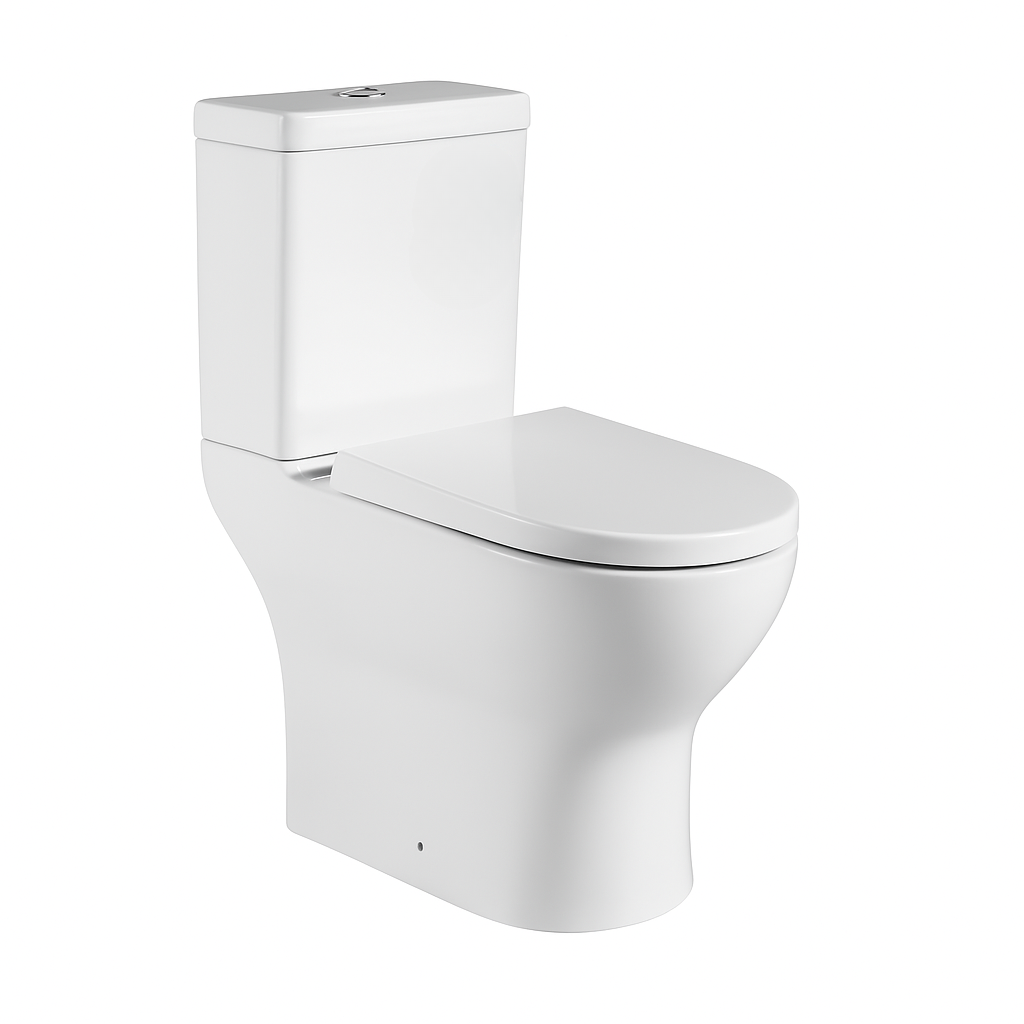 Bela Skew Box Rim Toilet Suite