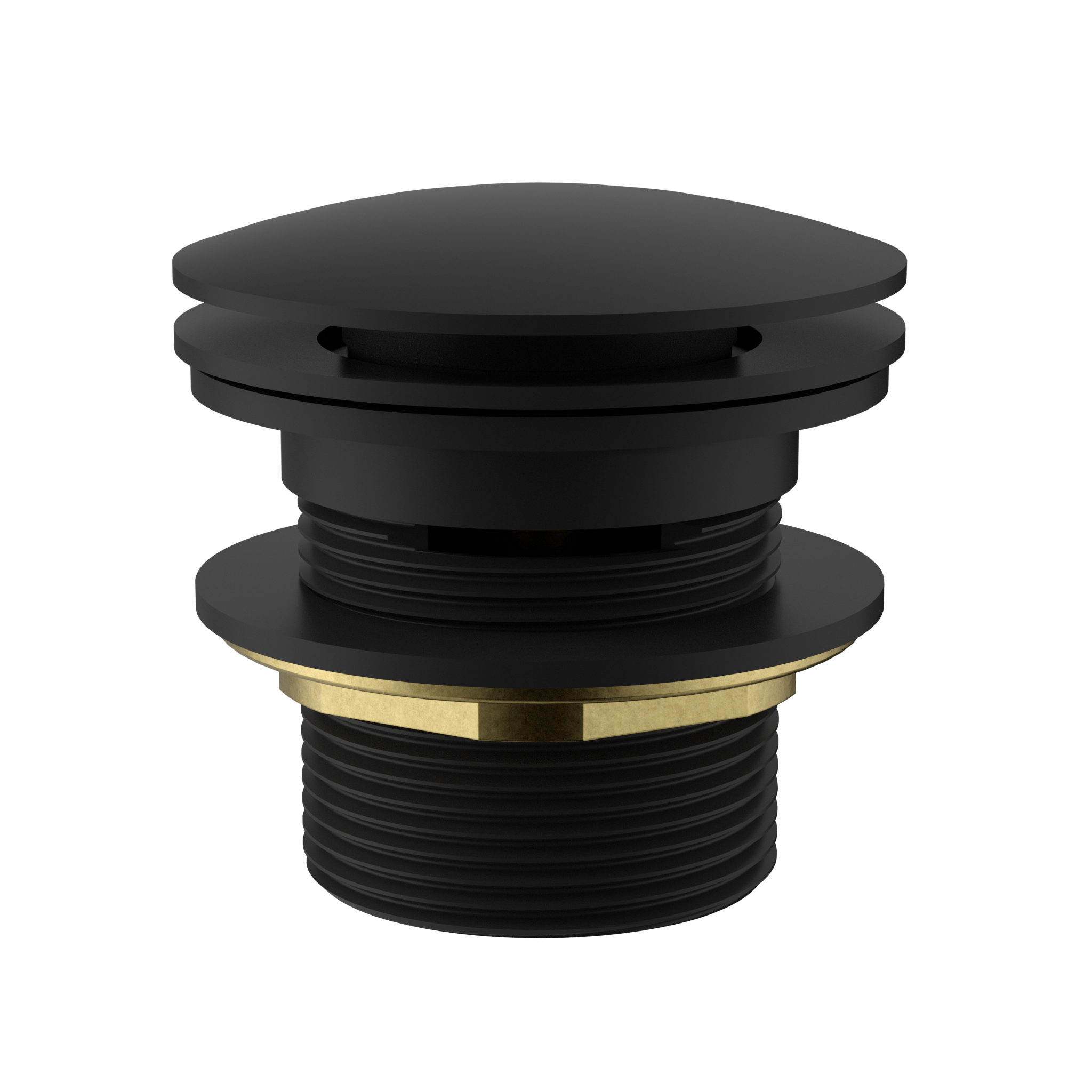 Bath 40mm Overflow Pop-Up Waste Matt Black
