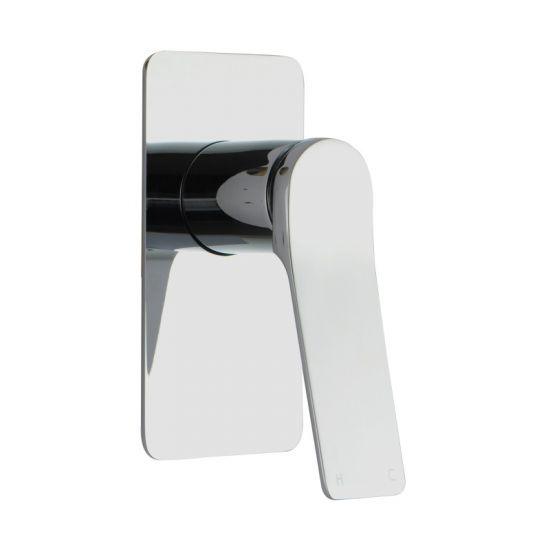 RUSHY Square Chrome Brass Built-in Shower Mixer(color up) - Living and Bathroom