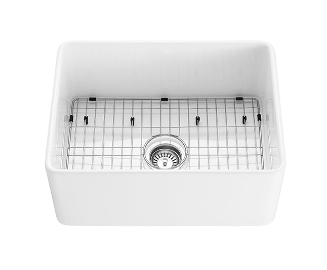 Gross White Chelsea Fireclay Farmhouse Sink 600*451*253mm
