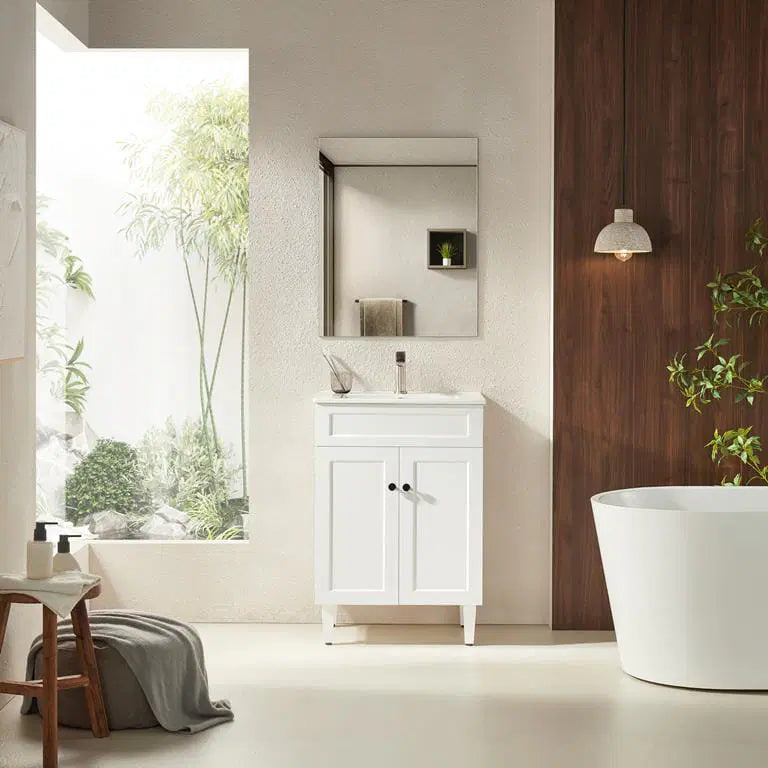 Harrington PVC Freestanding Vanity Matte Black