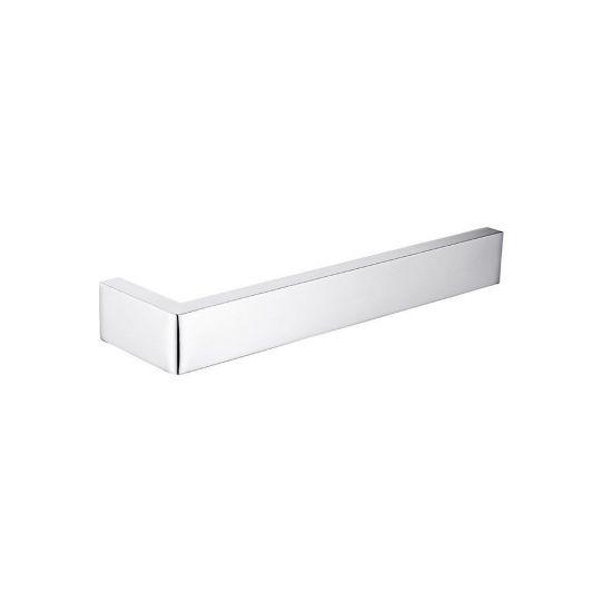 IVANO Series Square Chrome Towel Ring - Living and Bathroom