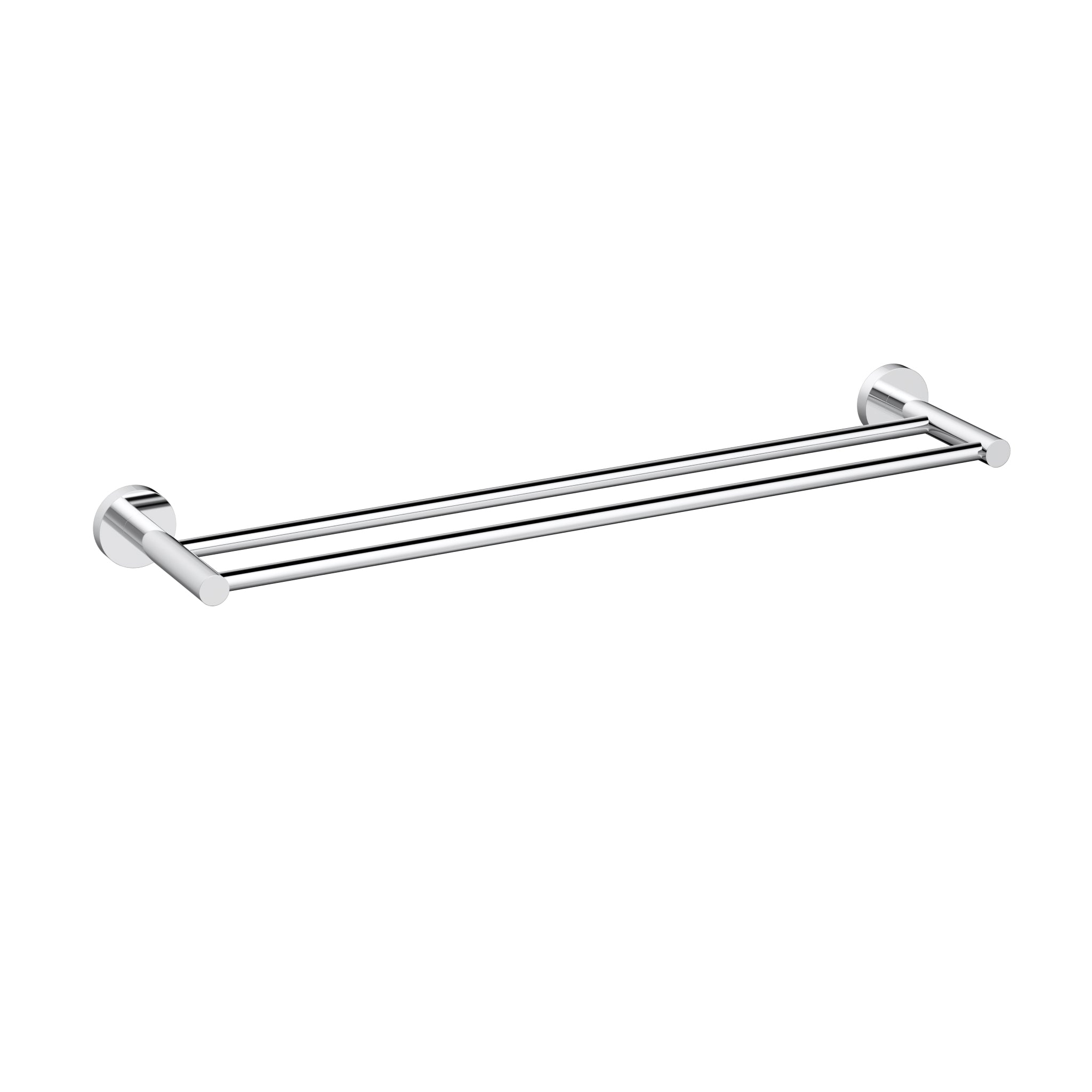 Otus Slimline Double Towel Rail 600mm