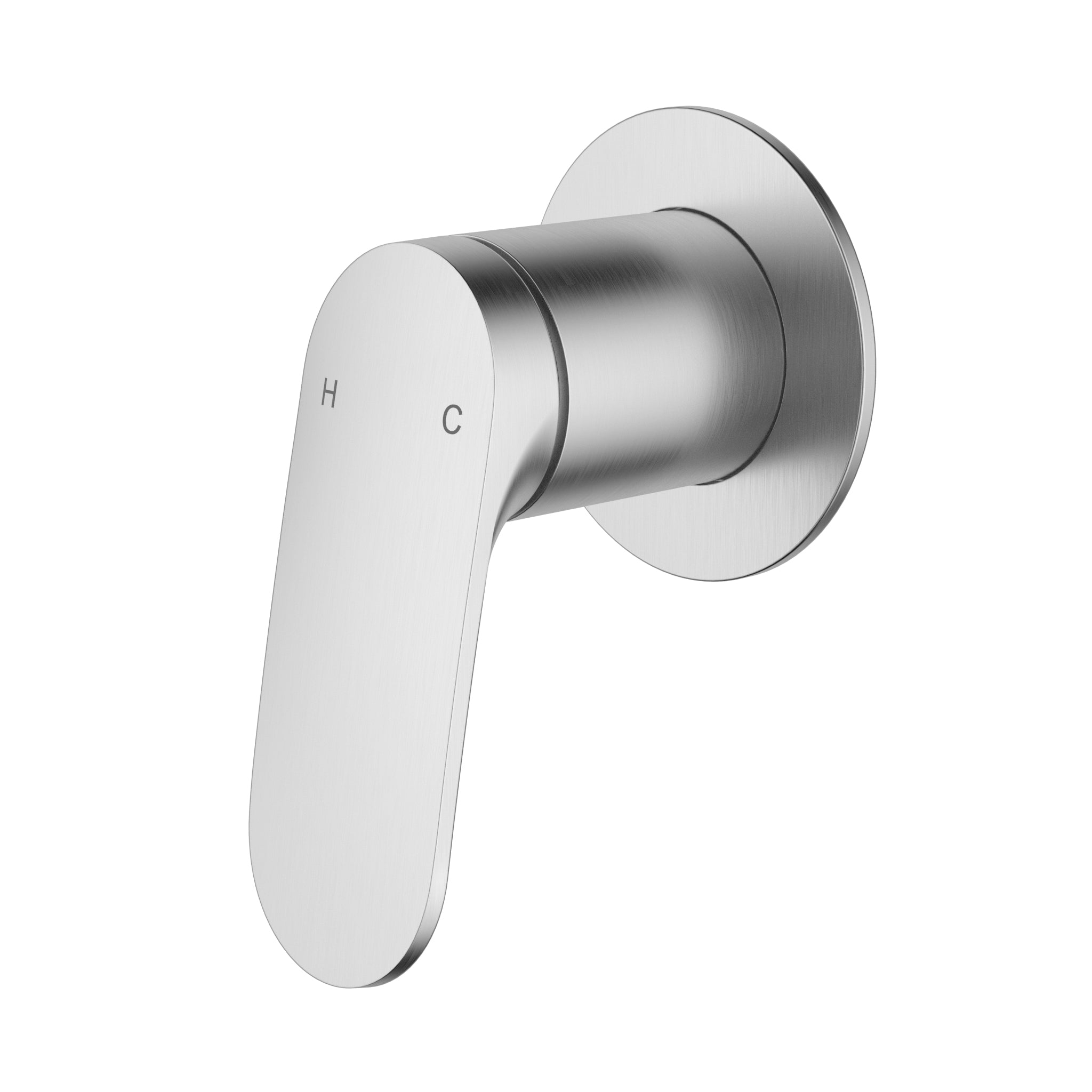 Ikon Sulu II Wall Mixer Trim Kits Brushed Nickel