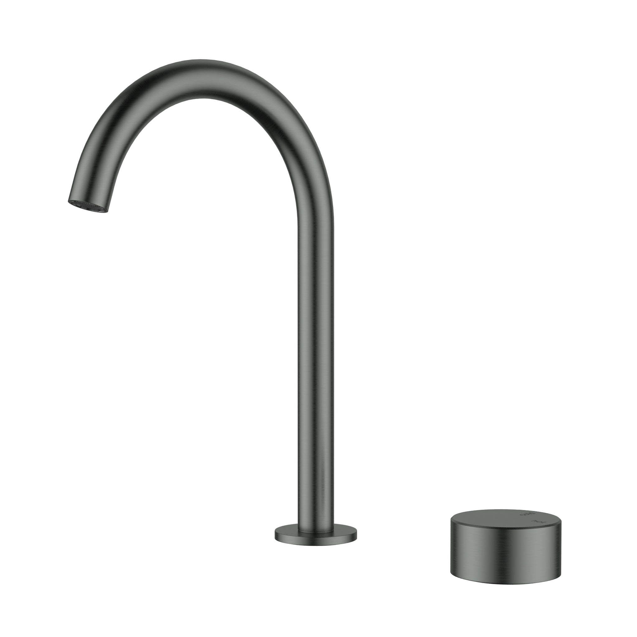 Ikon Hali Hob Progressive Basin Mixer Gun Metal
