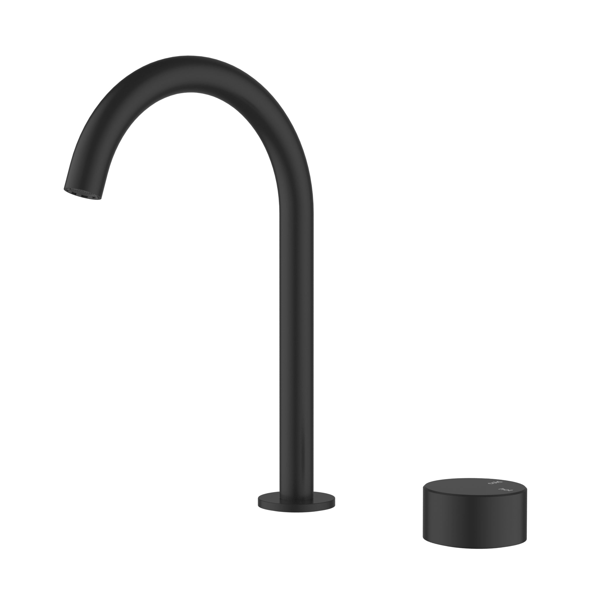 Ikon Hali Hob Progressive Basin Mixer Matt Black