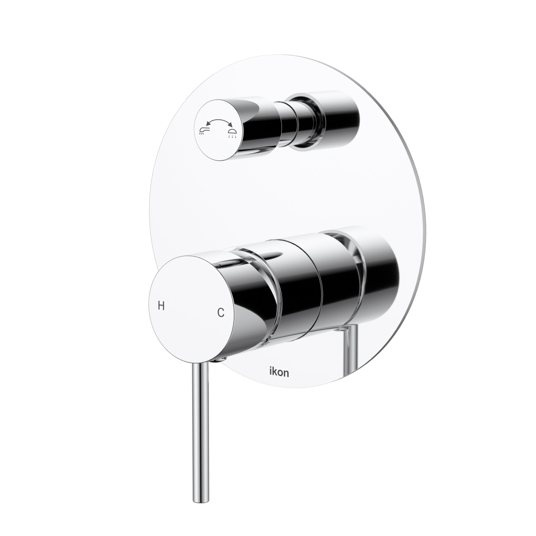 Ikon Hali Wall Mixer Diverter Set