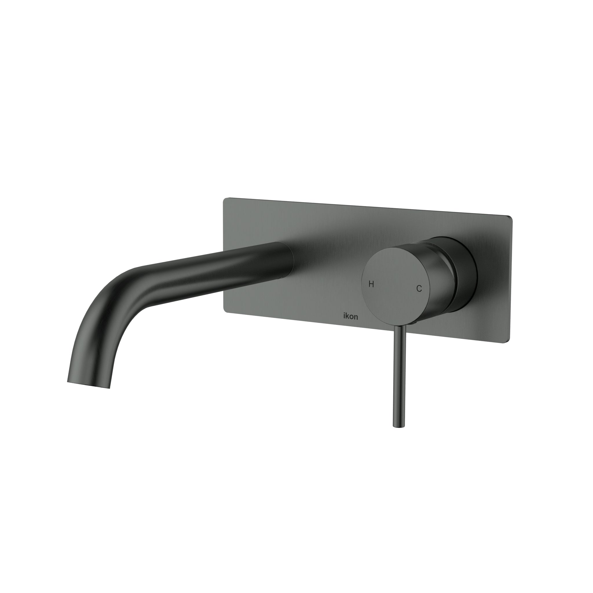 Ikon Hali Wall Basin/Bath Mixer Spout Set
