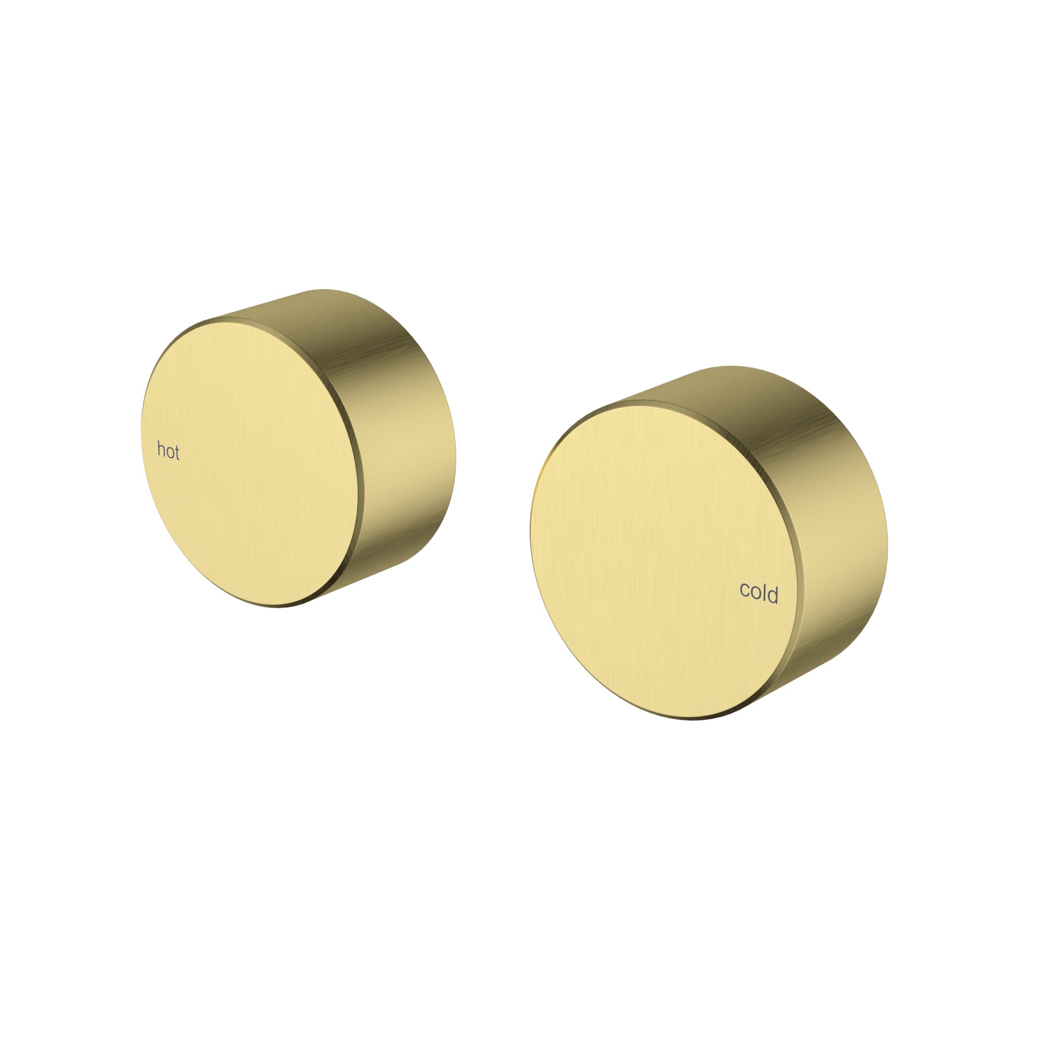 Ikon Hali 1/4 Turn C/D Wall Top Assembly Brushed Gold