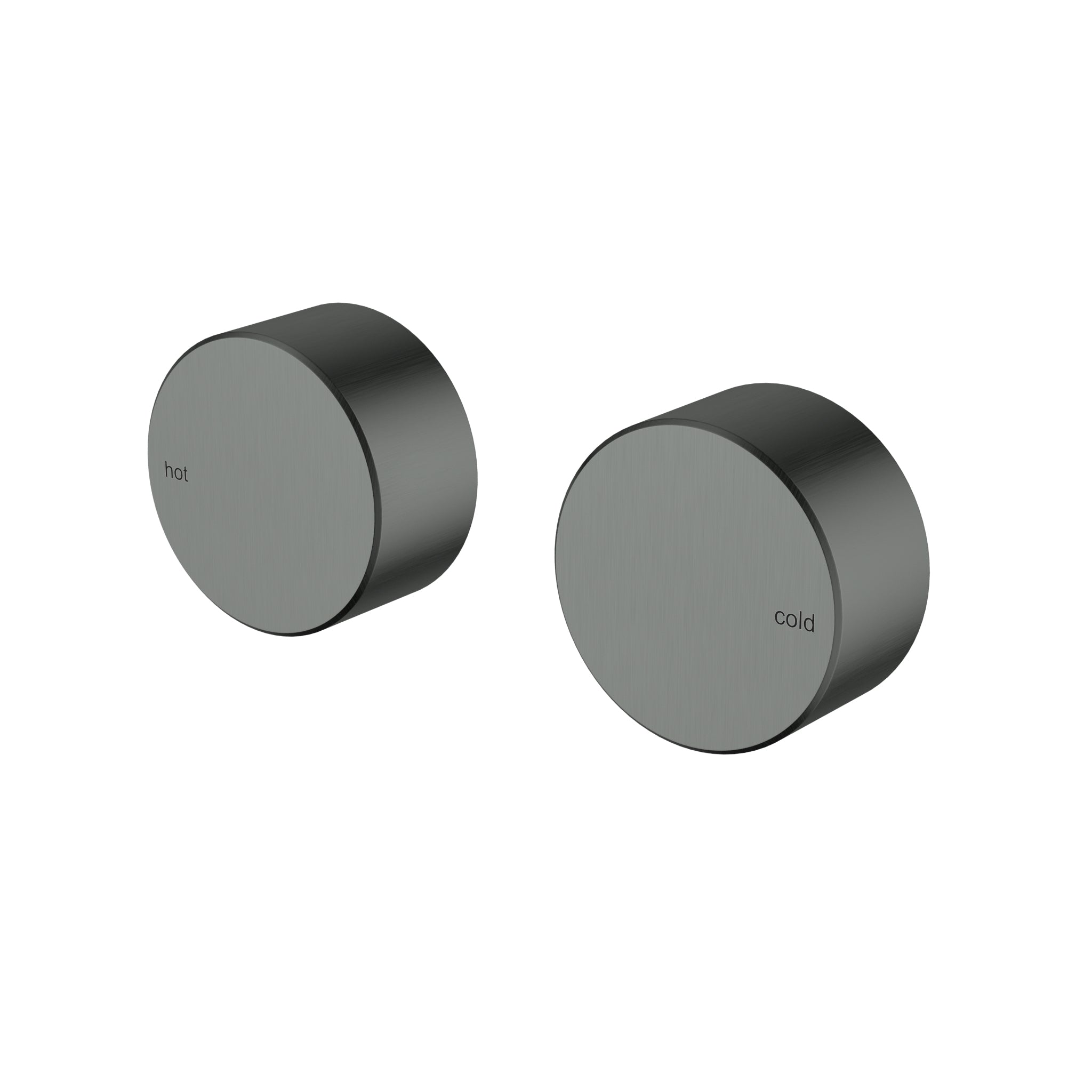 Ikon Hali 1/4 Turn C/D Wall Top Assembly Gun Metal