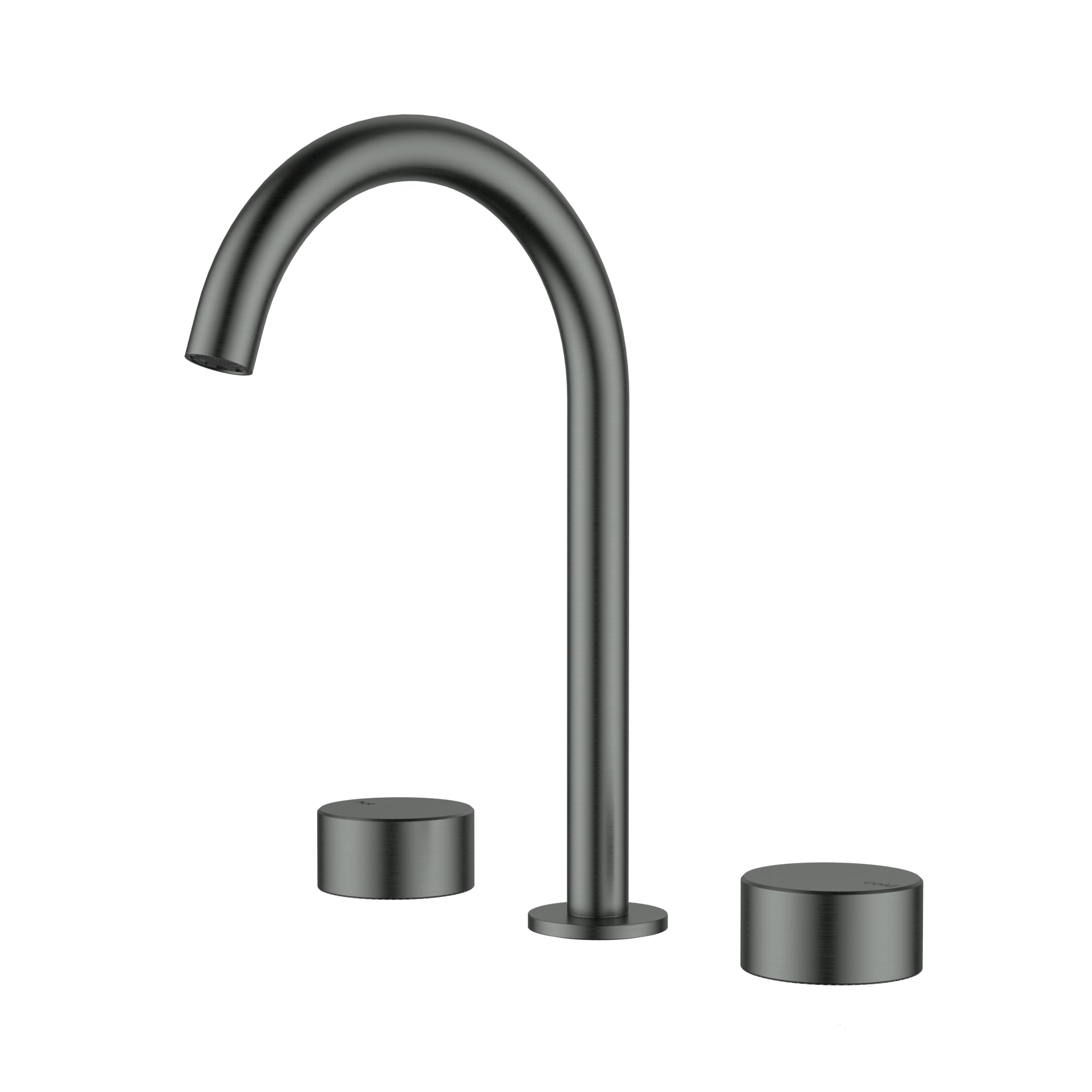 Ikon Hali 1/4 Turn C/D Basin Set Gun Metal