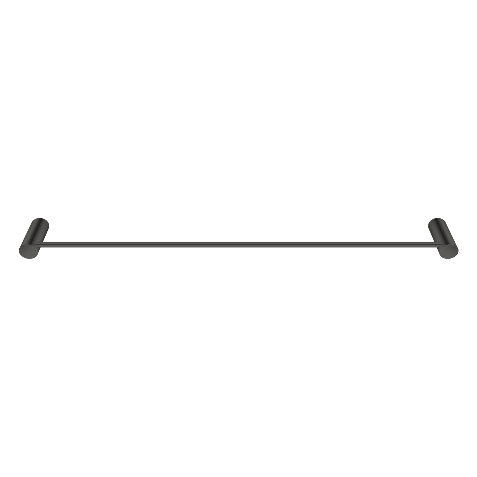 Gun Metal Grey Single Towel Rail 600mm