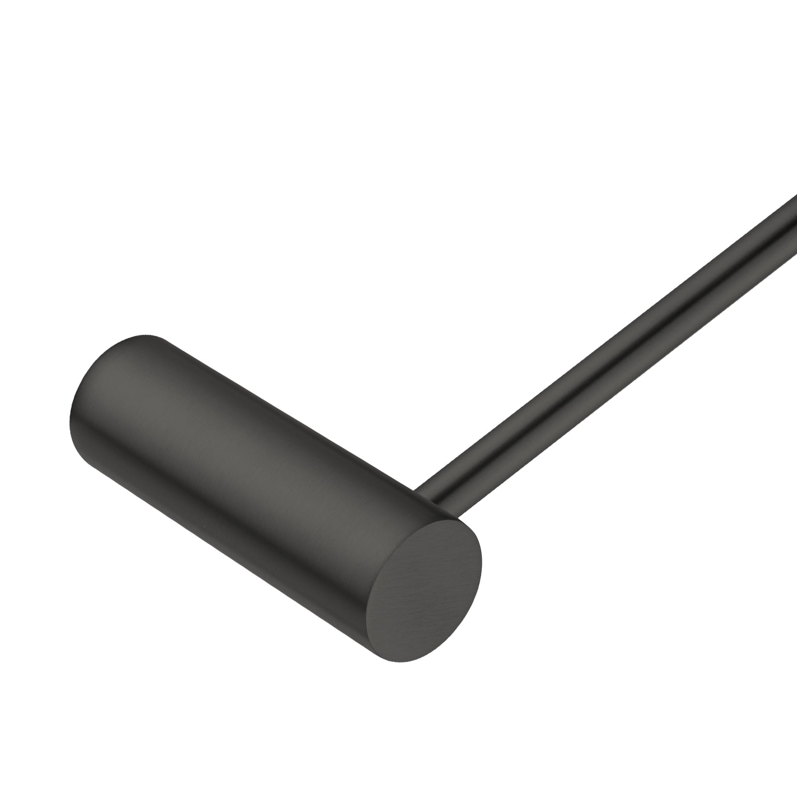 Gun Metal Grey Single Towel Rail 600mm