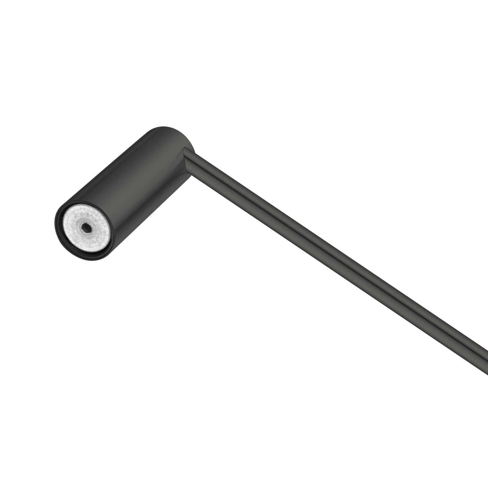 Gun Metal Grey Single Towel Rail 600mm