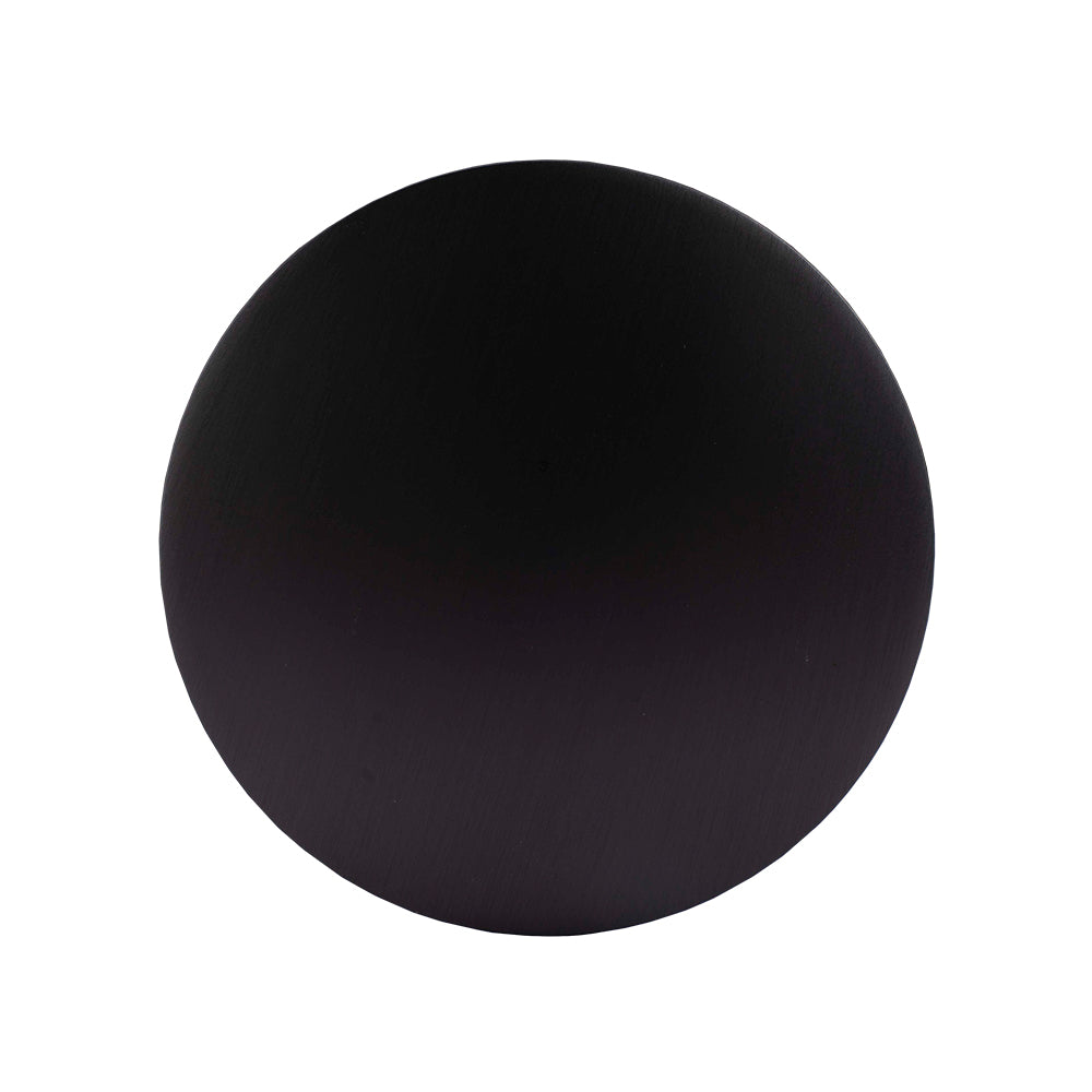 40mm Mushroom Black Brass Bathtub Pop Up Waste without Overflow