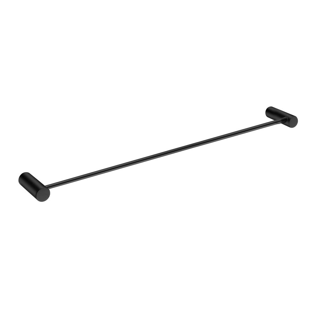 Brushed Brass Single Towel Rail 600mm