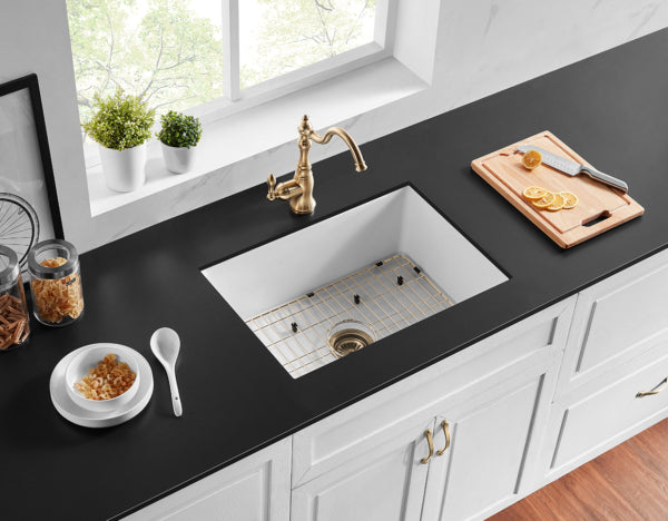 Gloss White Camden Fireclay Sink 810*480*254mm