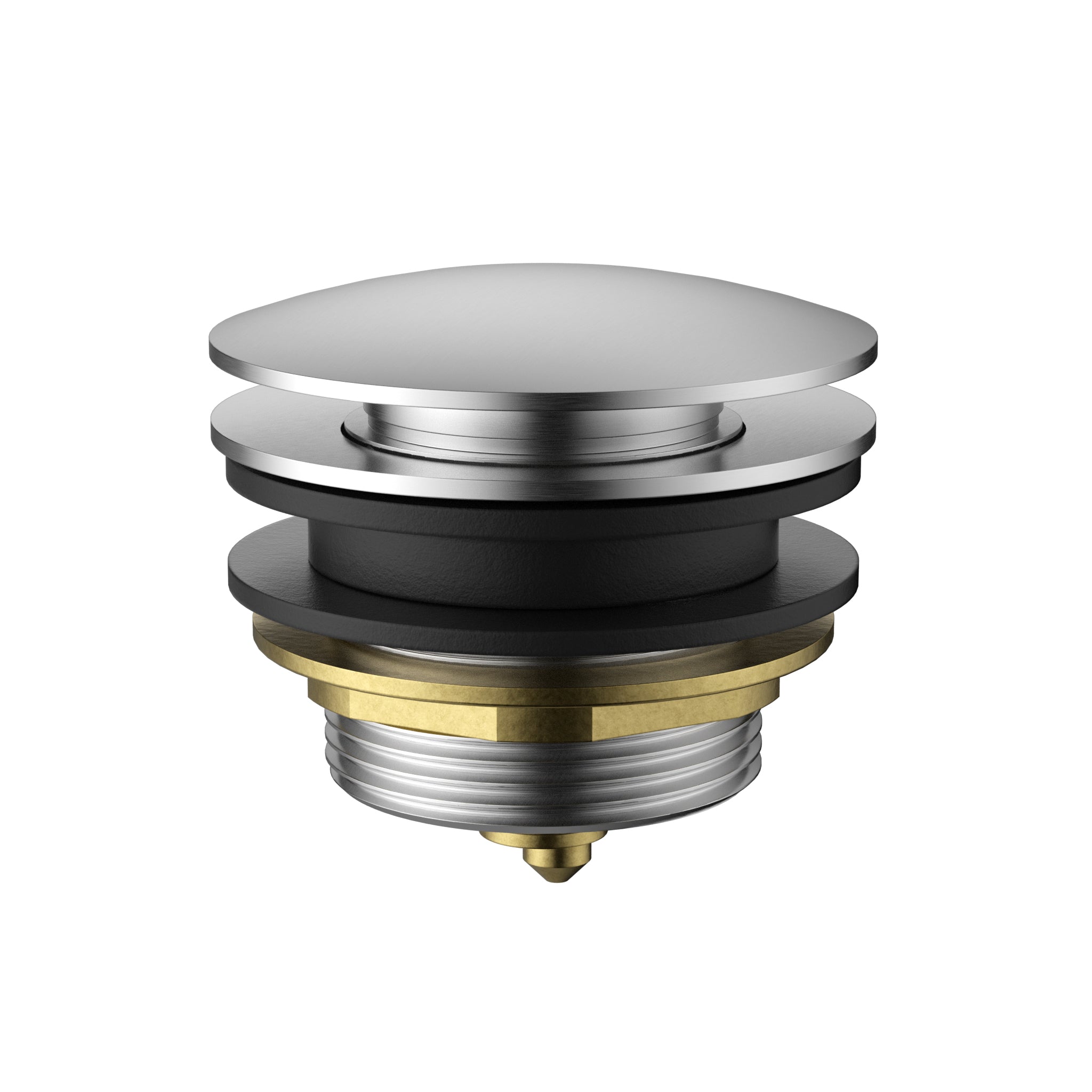Bath 40mm Non Overflow Pop-Up Waste Brushed Nickel
