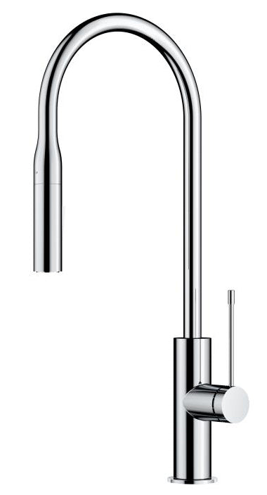 Ikon Aziz Pull-out Kitchen and Laundry  Sink Mixer Chrome