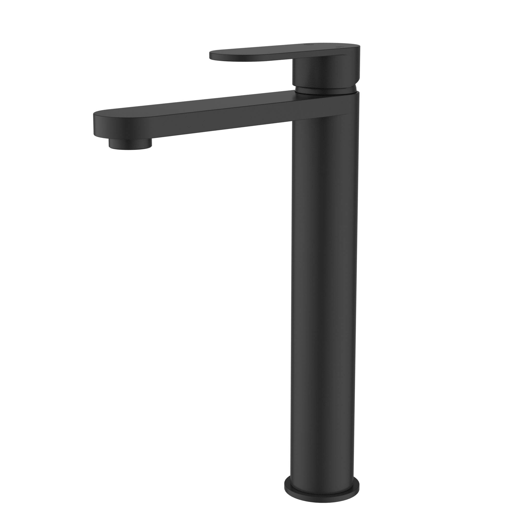 Sora Stainless Steel High Rise Basin Mixer Matt Black