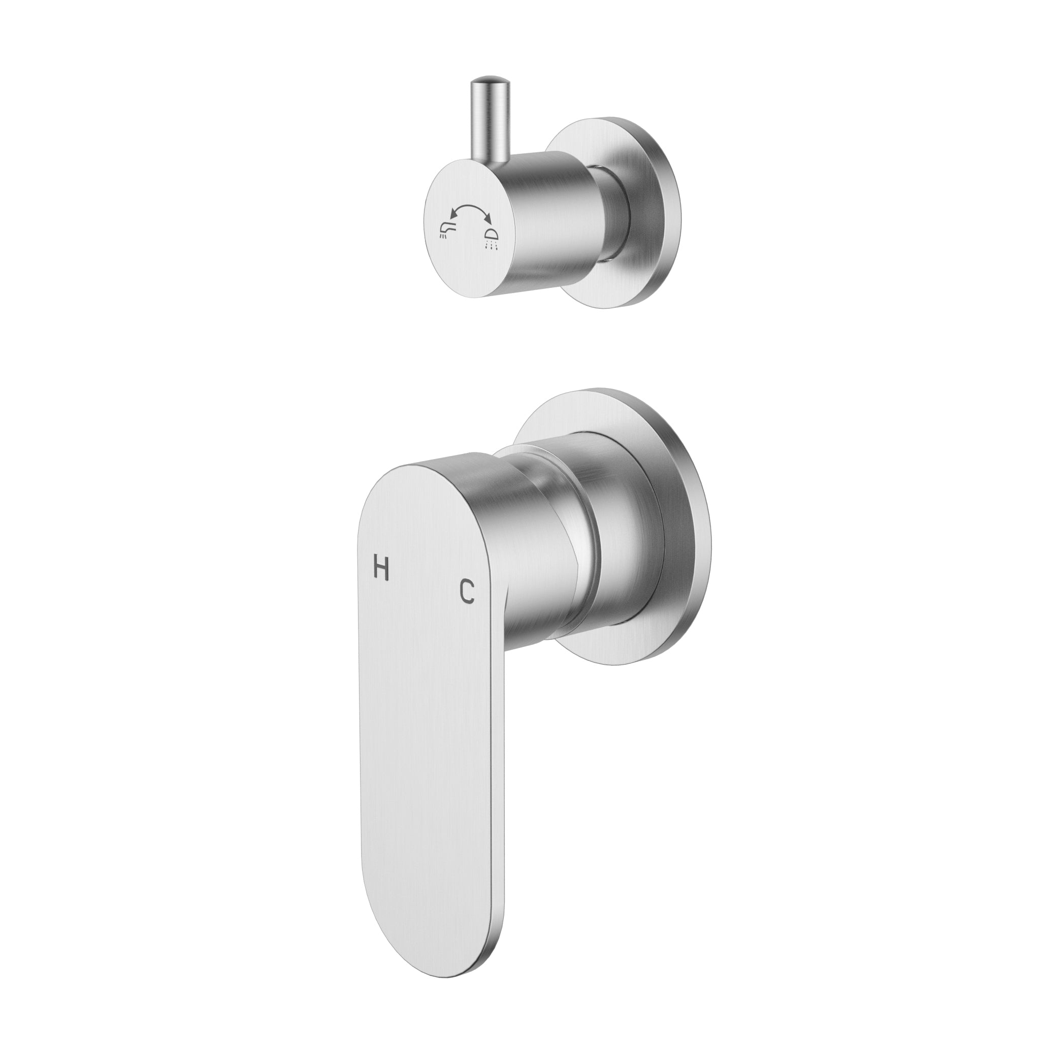 Sora SS Wall Mixer Divertor Trim Kits Stainless Steel