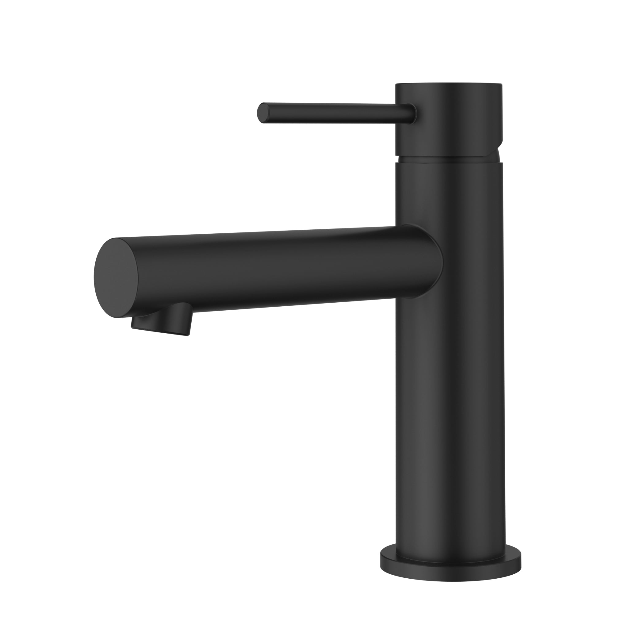 Otus Slimline SS Straight Spout Basin Mixer Matt Black