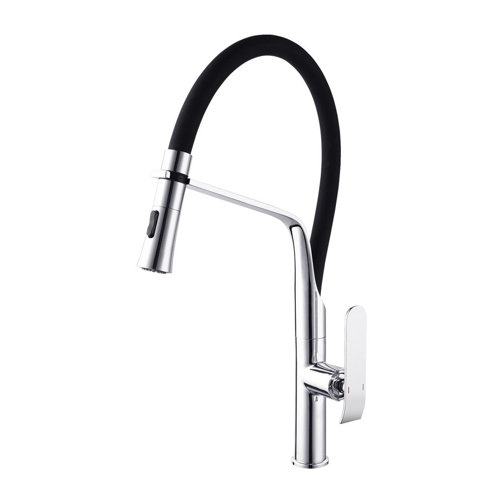 Chrome 2 Watter Patterns Pull-out Kitchen Mixer