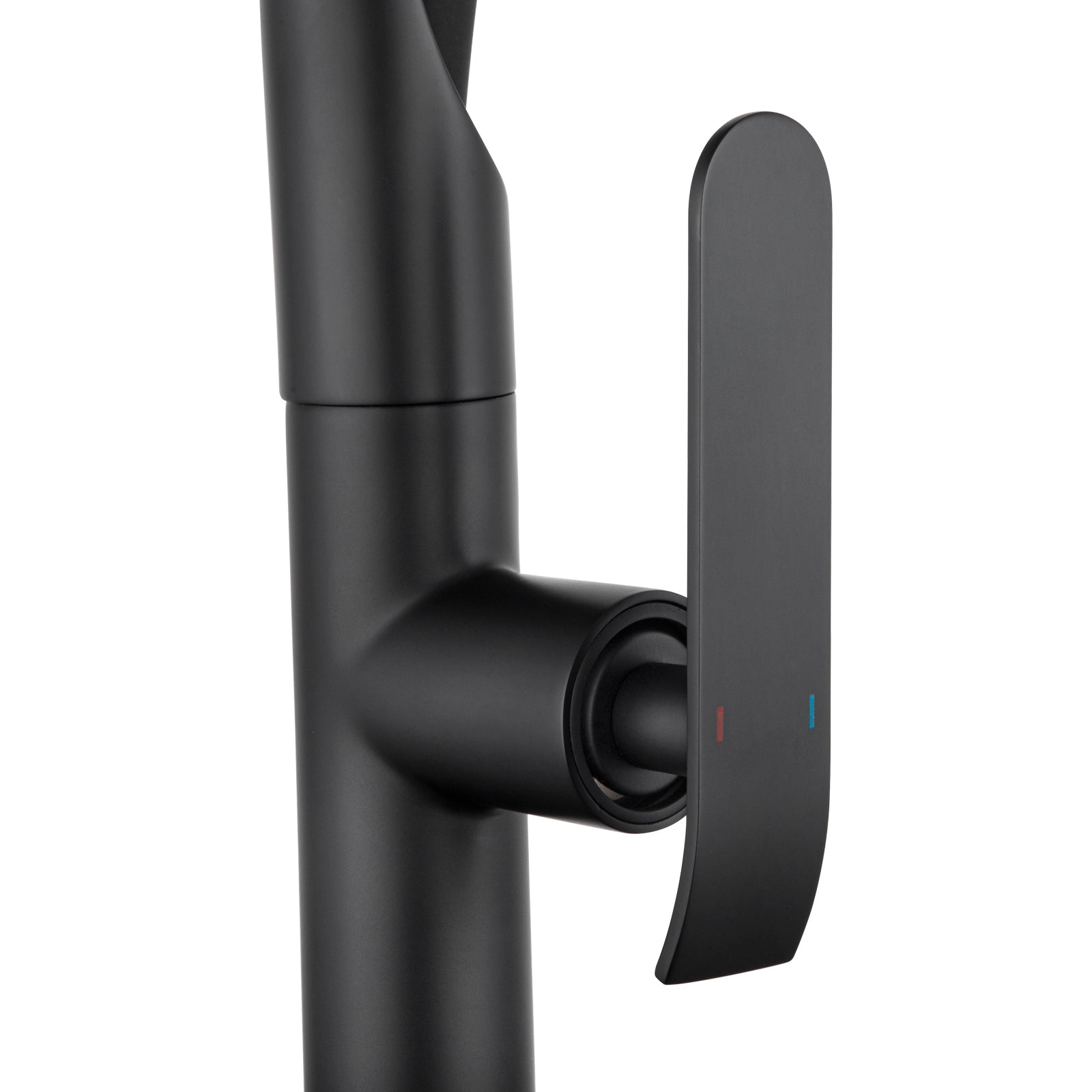 Black 2 Watter Patterns Pull-out Kitchen Mixer