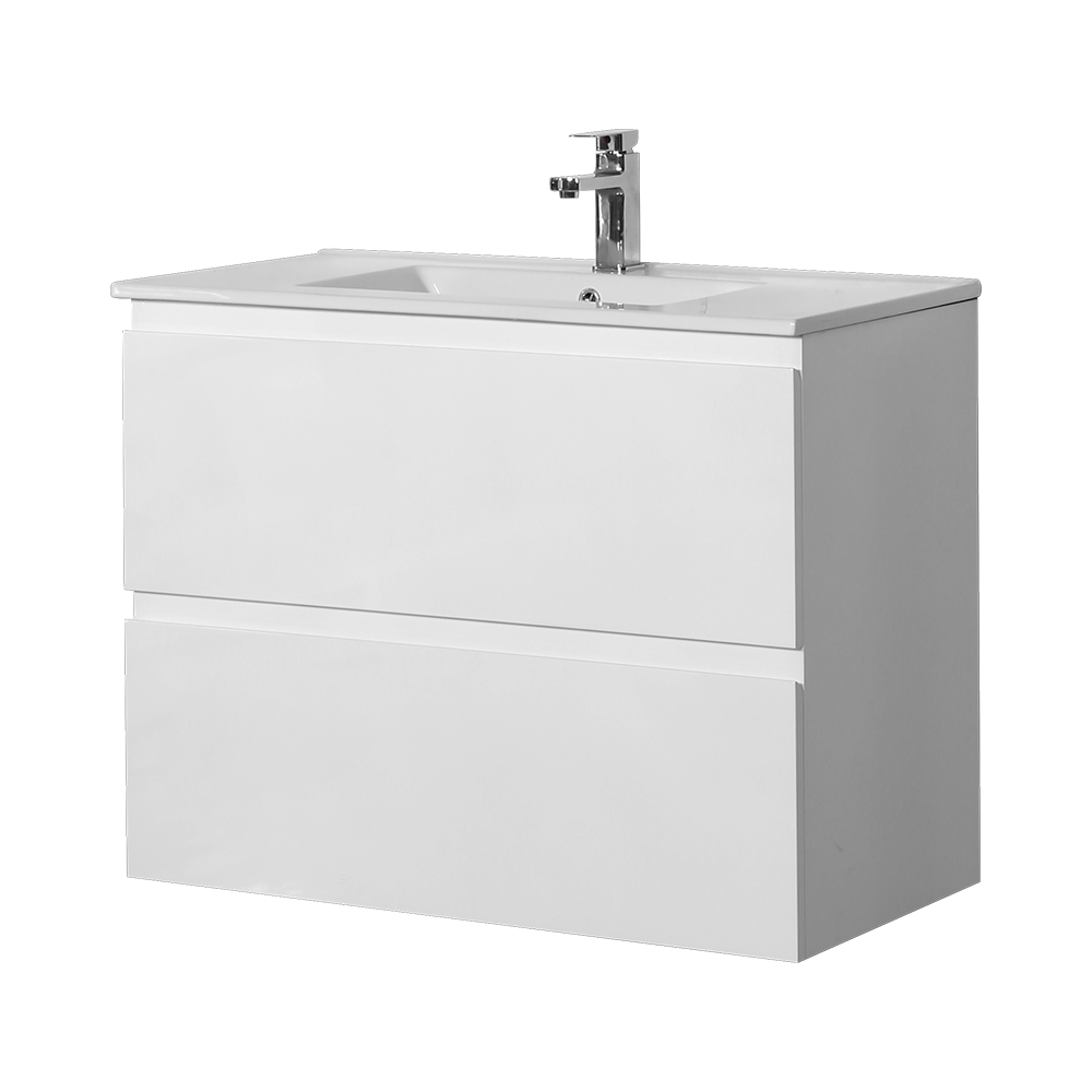 Riva PVC Wall Hung Bathroom Vanity White